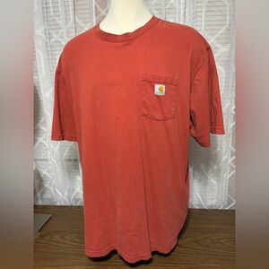 Carhartt Men's 3XL Tall Orange Pocket T-Shirt
Original Fit 30” p2p 36”L